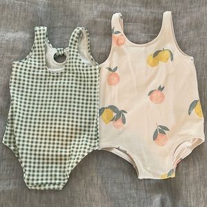 Two H&M girls swimsuits / 2T / barely worn
